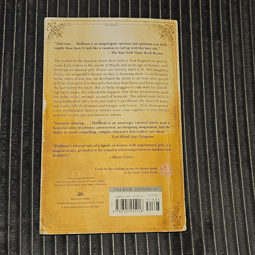 Alice Hoffman The Probable Future Paperback Novel Ballantine Readers 322 Pages - Picture 2 of 9